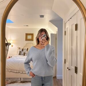 Blue sweater from Garage